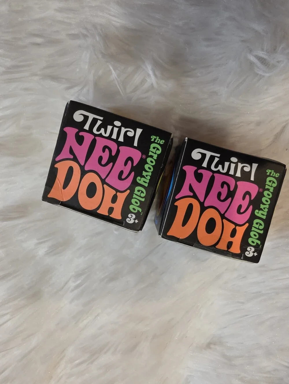 NeeDoh Twirl The Groovy Glob Squishy Toy RARE Novelty Sensory Fidget New 2026 X2
